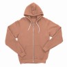 Unisex flex fleece zip hoodie